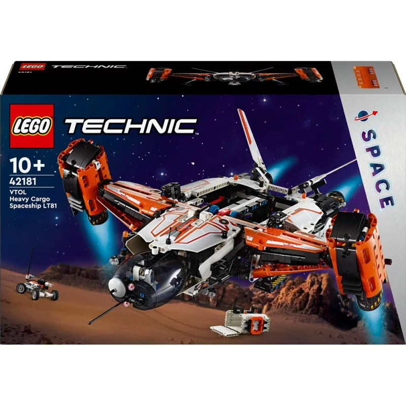 Image : LEGO 42181 Le vaisseau spatial cargo VTOL LT81 Technic