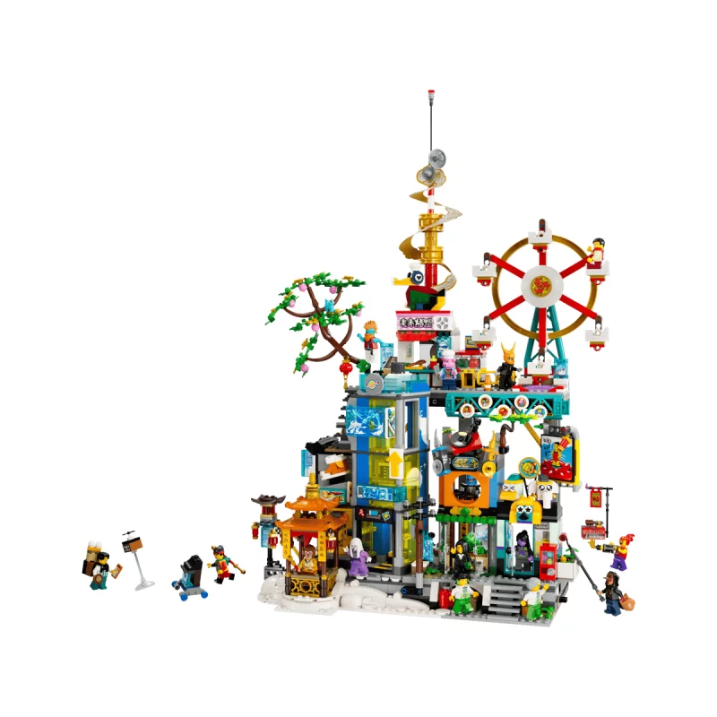 Image : LEGO 80054 Le 5eme anniversaire de la ville de Megapolis Monkie Kid