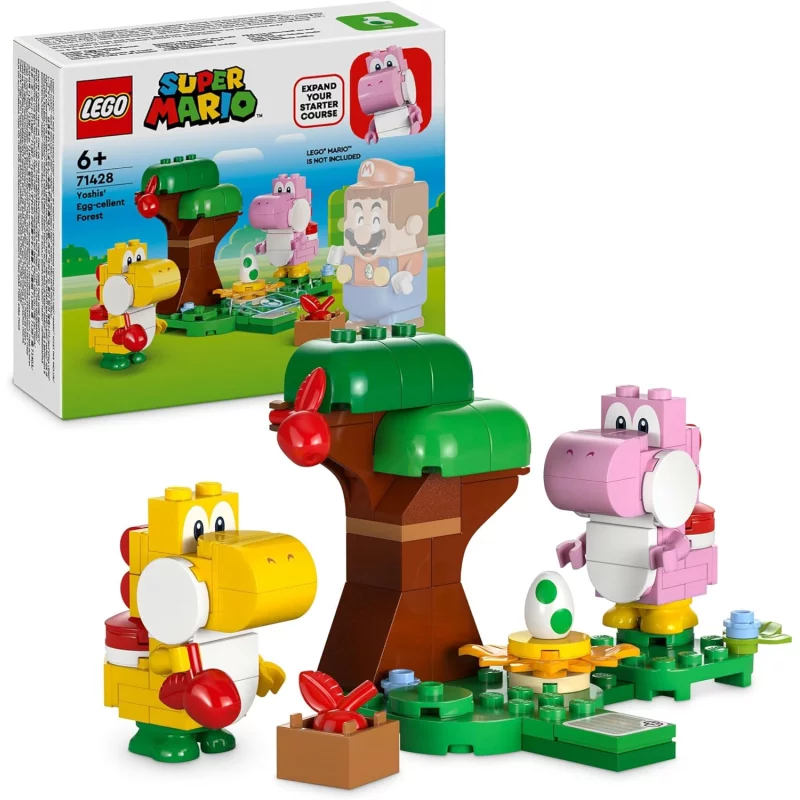 Image : LEGO Super Mario 71428 Ensemble d'extension Foret de Yoshi