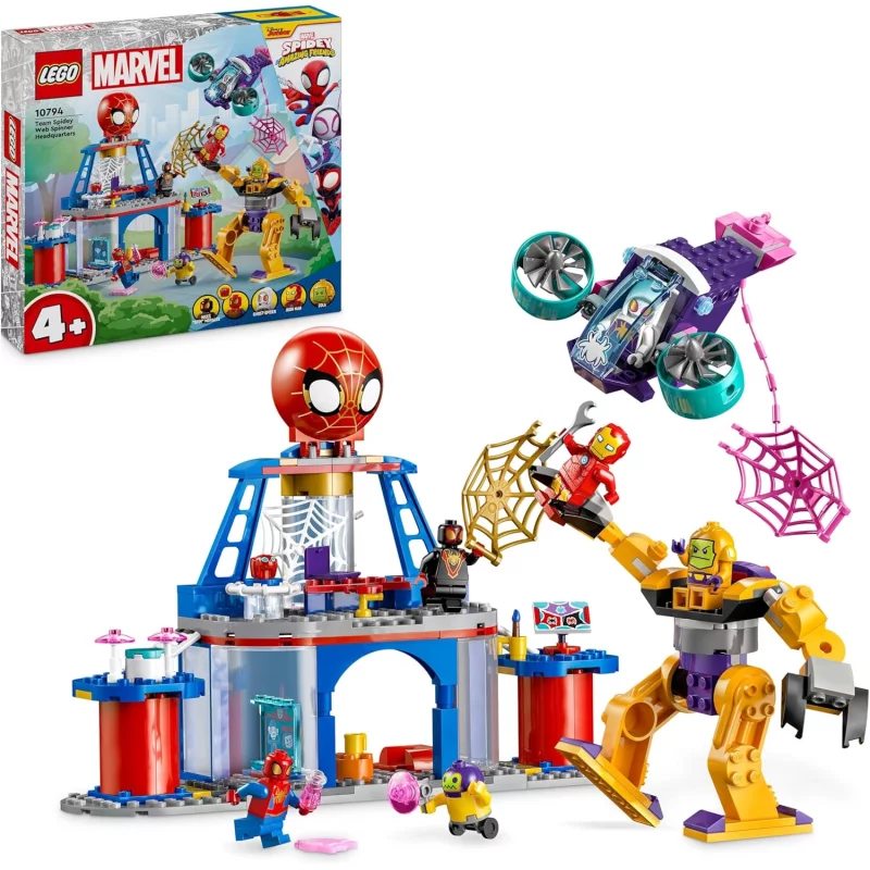 Image : LEGO 10794 Le QG des lanceurs de toile de l'equipe Spidey Marvel