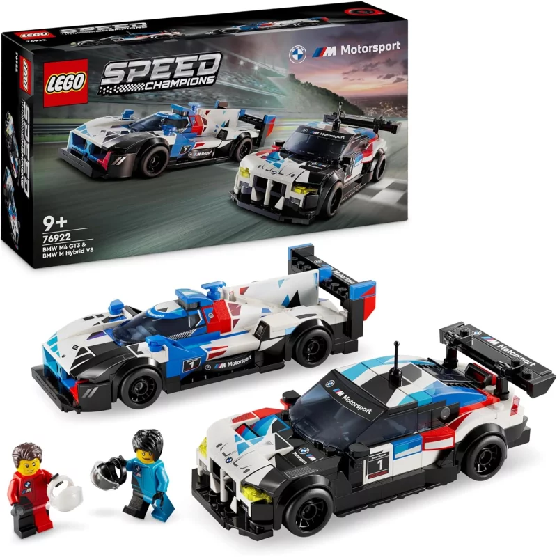 Image : LEGO 76922 Voitures de course BMW M4 GT3 et BMW M Hybrid V8 Speed Champions