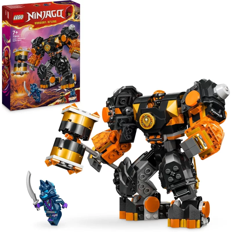 Image : LEGO 71806 Le robot elementaire de la terre de Cole NINJAGO