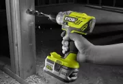 Image : RYOBI R18DD3-120S Perceuse-visseuse sans fil 18V 50Nm Mandrin 13mm + 1 batterie 2 0Ah + chargeur rapide 2 0Ah + sac de transport