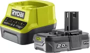 Image : RYOBI R18DD3-120S Perceuse-visseuse sans fil 18V 50Nm Mandrin 13mm + 1 batterie 2 0Ah + chargeur rapide 2 0Ah + sac de transport