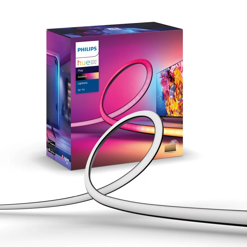 Image : Philips Hue Lightstrip  Play Gradient 55' Lampe connectee