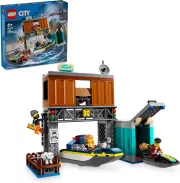 LEGO 60417 Le hors-bord de la police et la cachette des voleurs City