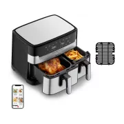 Image : Moulinex Friteuse Dual Easy Fry & Grill EZ905D20