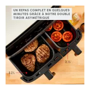Image : Moulinex Friteuse Dual Easy Fry & Grill EZ905D20