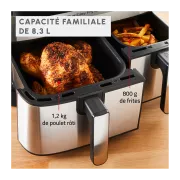 Image : Moulinex Friteuse Dual Easy Fry & Grill EZ905D20