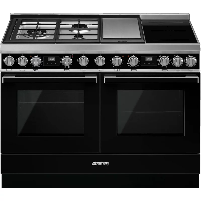 Image : SMEG CPF120IGMPBL Piano de cuisson mixte