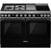 SMEG CPF120IGMPBL Piano de cuisson mixte