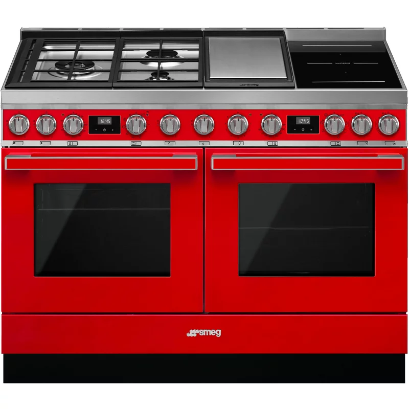 Image : SMEG CPF120IGMPR Piano de cuisson mixte