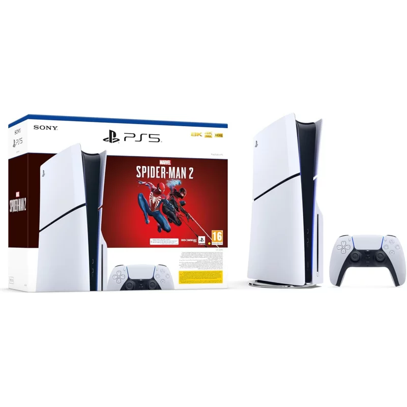 Image : Pack Console PlayStation 5 Slim - edition Standard + Marvel's Spider-Man 2 SONY
