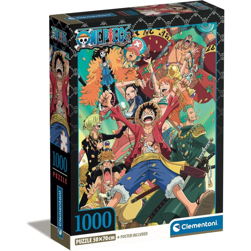 Image : Clementoni One Piece - Puzzle de 1000 pieces