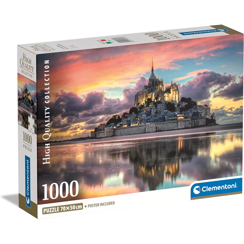 Image : Clementoni Collection Magnifique Mont Saint-Michel Puzzle