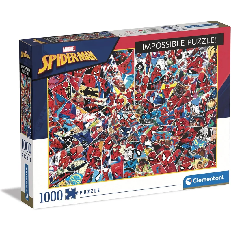 Image : Clementoni Spider-Man Impossible Puzzle Spiderman Marvel 1000 pieces