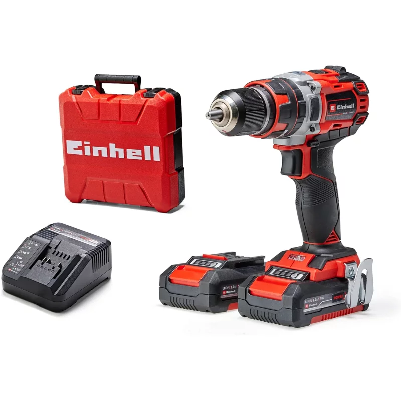 Image : Einhell Professional Perceuse Visseuse a percussion sans fil TE-CD 18/50 Li-i BL Power X-Change
