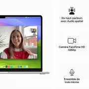 Image : Apple MacBook Air 15 256Go SSD 8Go Puce M3 Argent