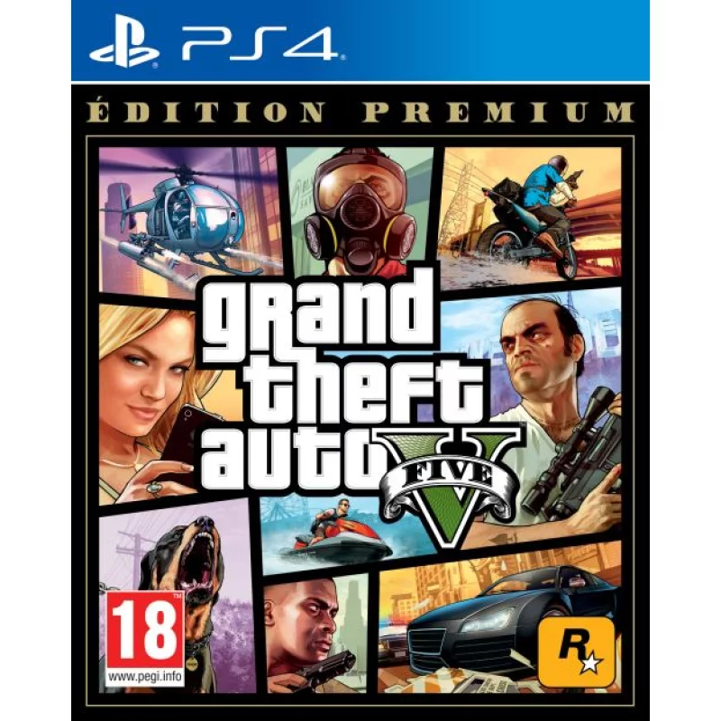 Image : Grand Theft Auto V : Edition Premium Online PS4