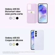 Image : Samsung Galaxy A55 256 Go Bleu nuit