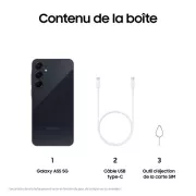 Image : Samsung Galaxy A55 256 Go Bleu nuit