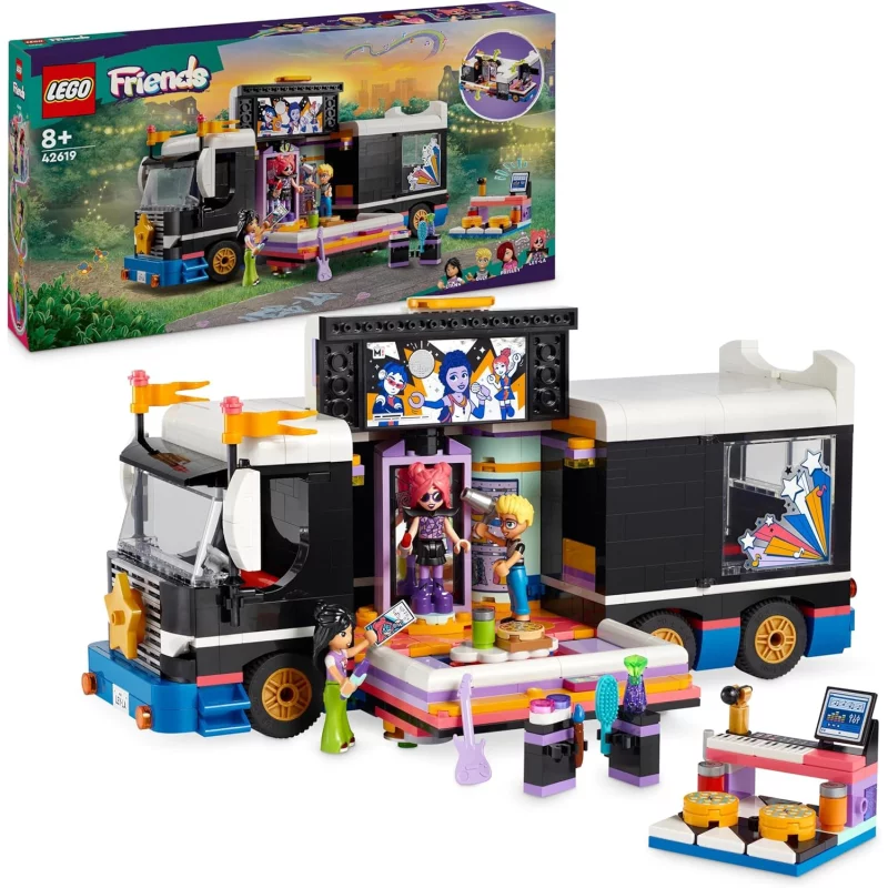 Image : LEGO 42619 Le tourbus de la star de la pop Friends