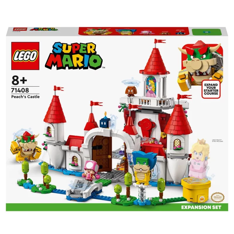 Image : LEGO 71408 Ensemble d’extension Le chateau de Peach Super Mario