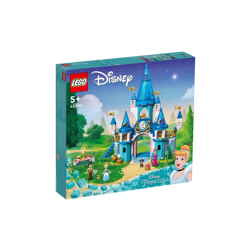 Image : LEGO 43206 Le chateau de Cendrillon et du Prince Charmant Disney Princess