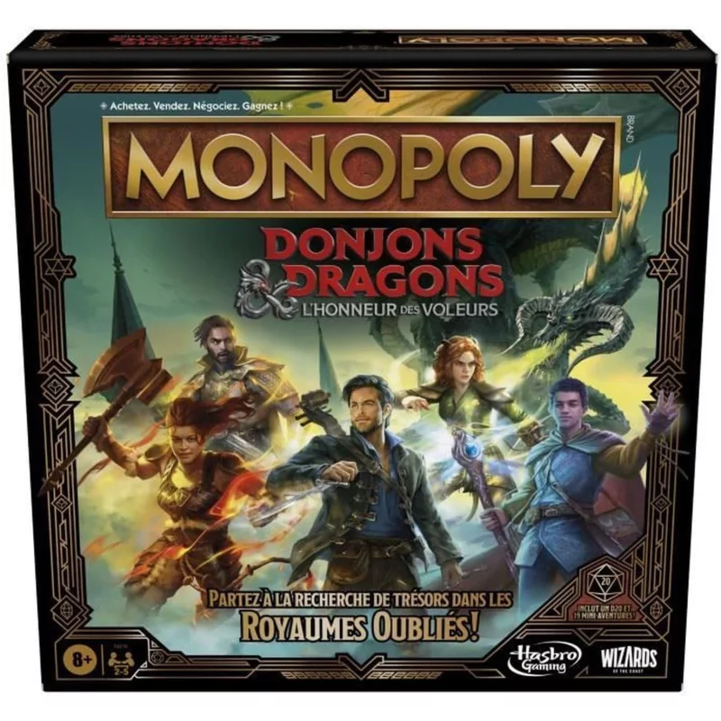 Image : Monopoly Donjons et Dragons L'honneur des voleurs Hasbro