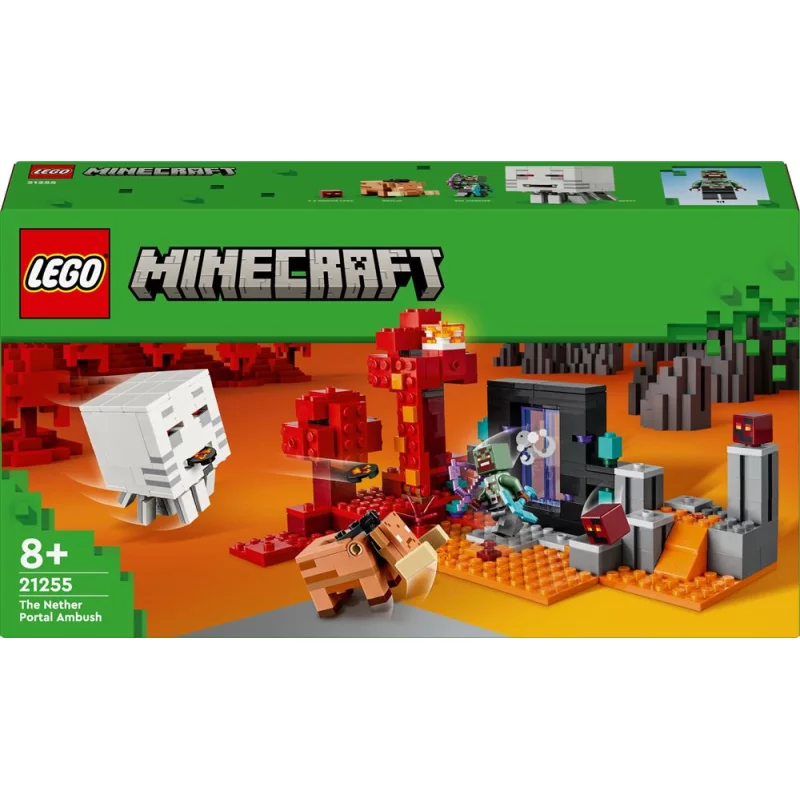 Image : LEGO 21255 L'embuscade au portail du Nether Minecraft
