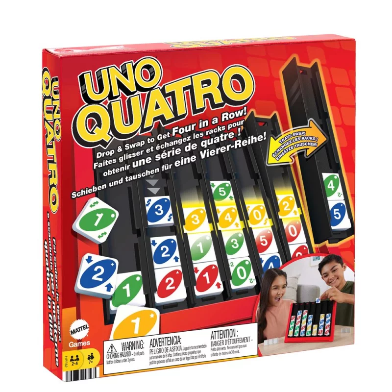 Image : Mattel Games UNO Quatro