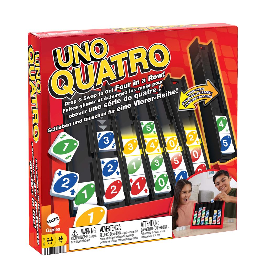 Image : Mattel Games UNO Quatro