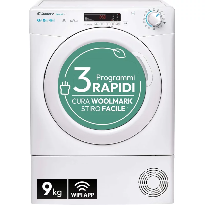 Image : Candy CSOE H9A2DE-S Seche-linge