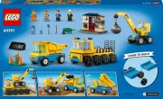 Image : LEGO City 60391 Les camions de chantier et la grue a boule de demolition