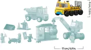 Image : LEGO City 60391 Les camions de chantier et la grue a boule de demolition