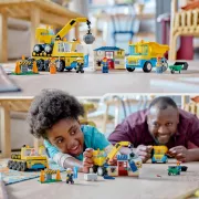 Image : LEGO City 60391 Les camions de chantier et la grue a boule de demolition
