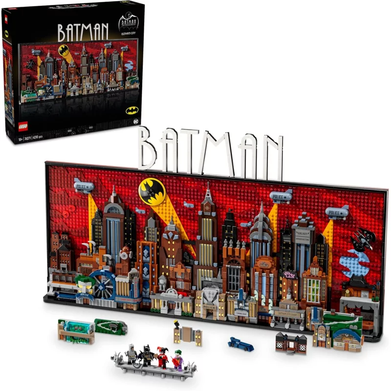 Image : LEGO Art 76271 Batman: La serie animee Gotham City