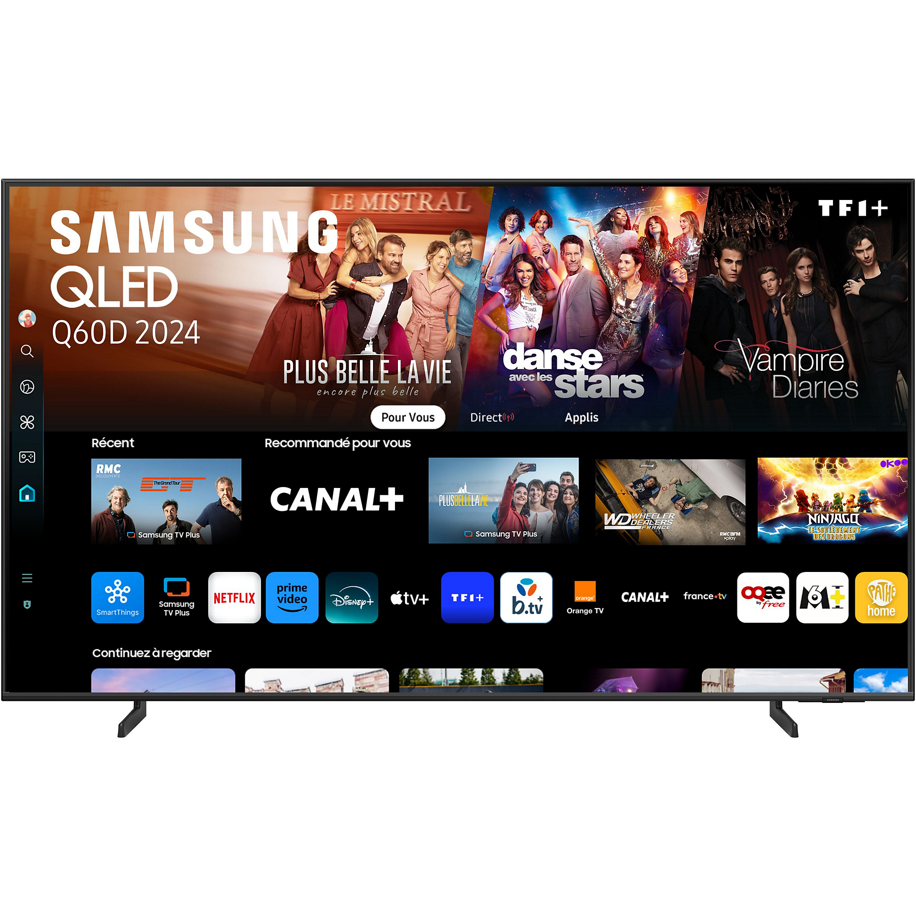 Image : SAMSUNG TQ75Q60D 2024 TV QLED