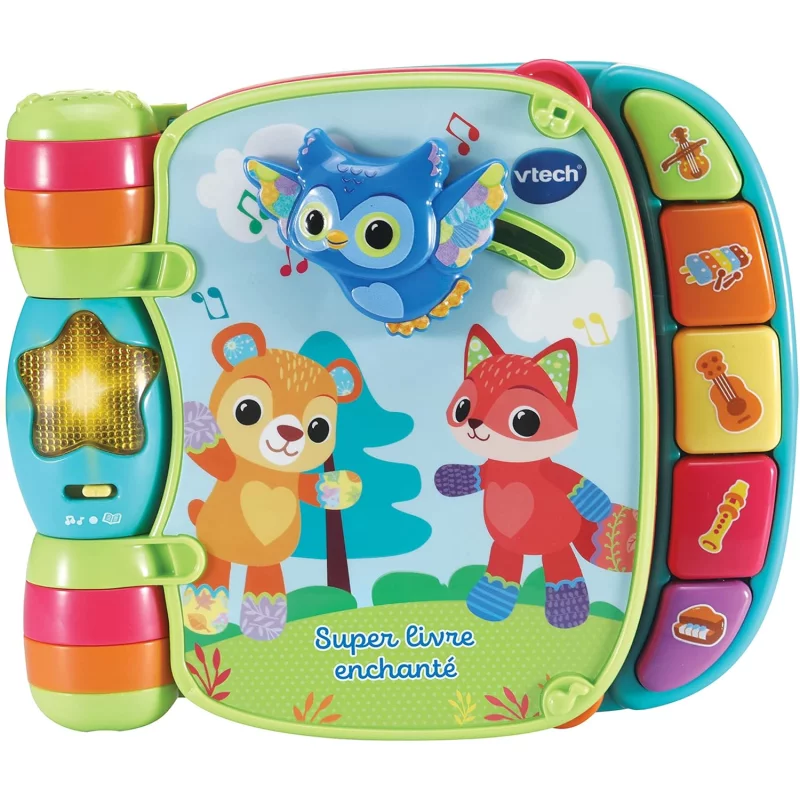 Image : VTech - Super Livre Enchante des Baby Loulous Bleu