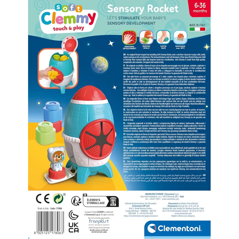 Image : Clementoni - Fusee Sensorielle Clemmy