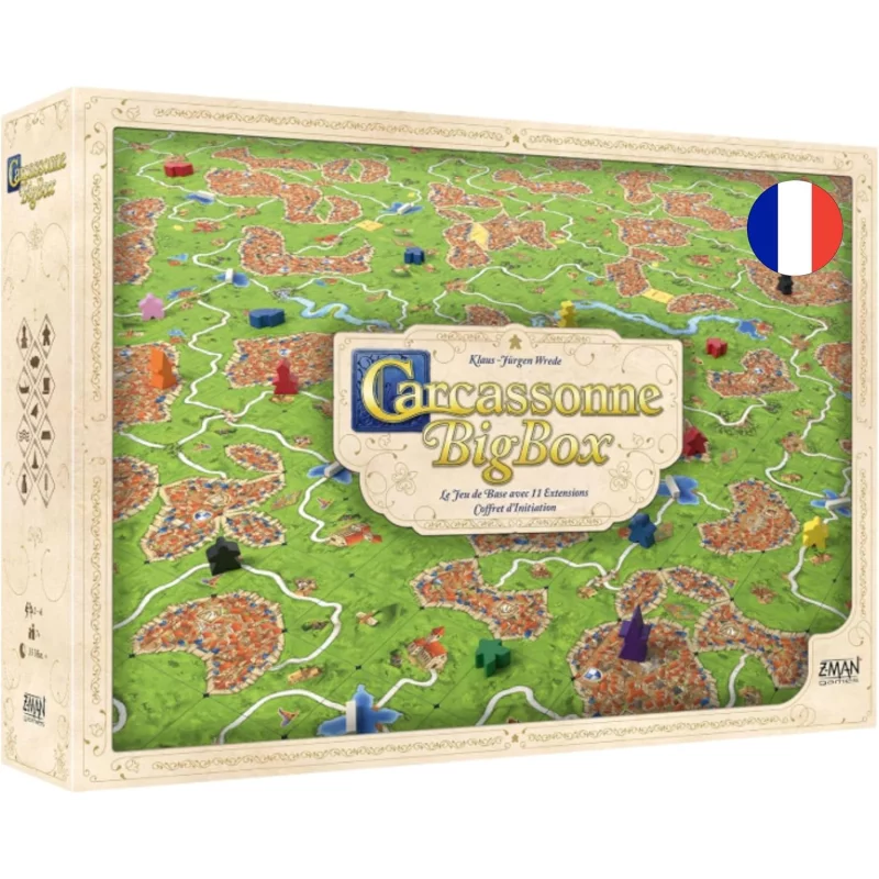 Image : Carcassonne : Big Box - Nouvelle edition ASMODEE