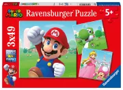 Ravensburger Puzzles 3x49 p - Super Mario