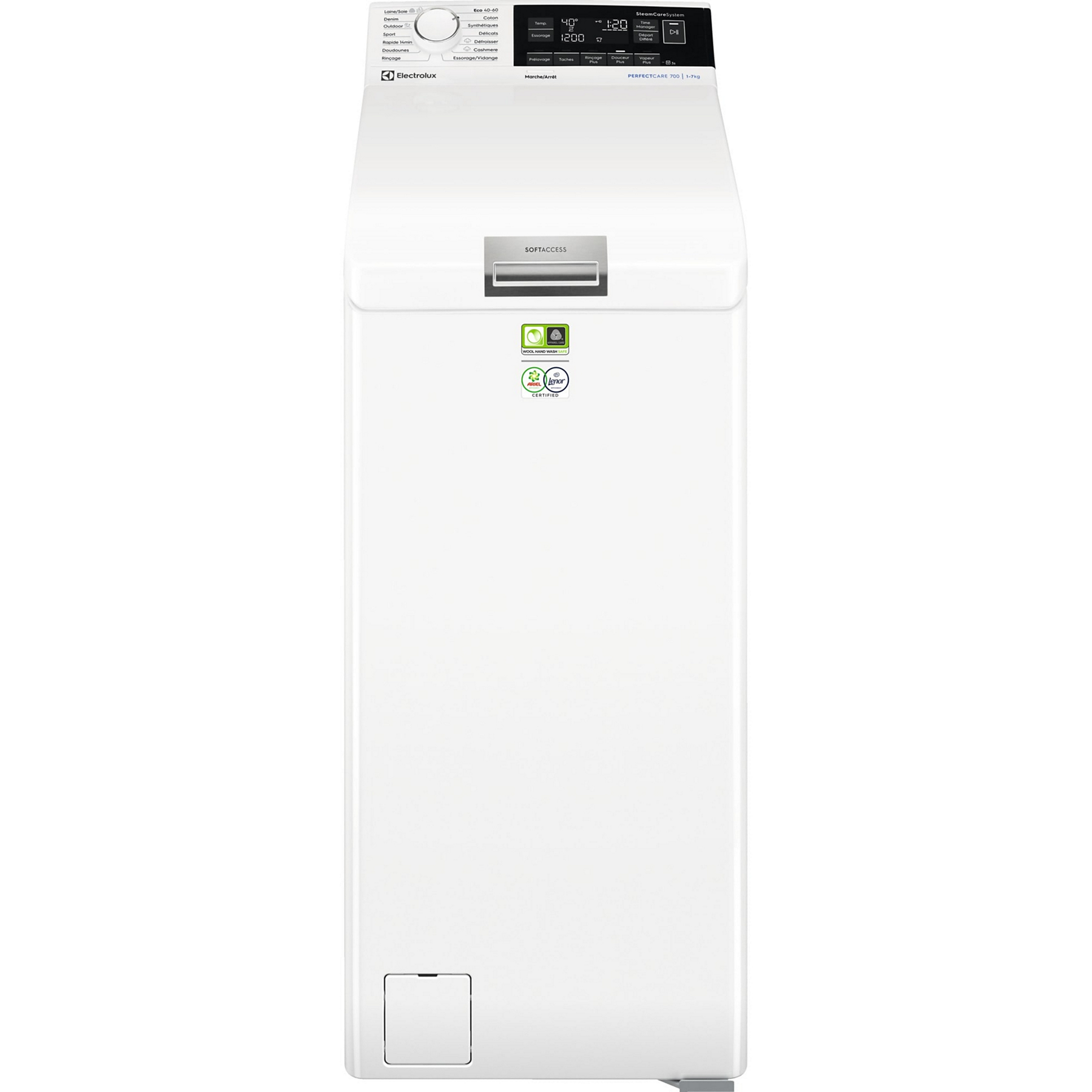 Image : ELECTROLUX EW7T3733BA Lave linge top