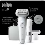 BRAUN Silk Epil 9 9-341 BLANC-ARGENT