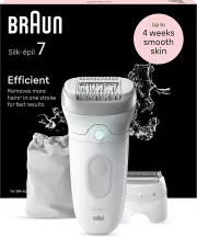 Image : Braun Silk epil 7 SE 7-041 Blanc Epilateur electrique