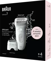 Image : Braun Silk epil 7 SE 7-041 Blanc Epilateur electrique