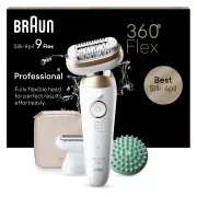 Image : Braun Silk epil 9 Flex SES 9-071 3D Blanc et Dore