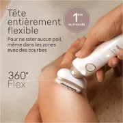 Image : Braun Silk epil 9 Flex SES 9-071 3D Blanc et Dore