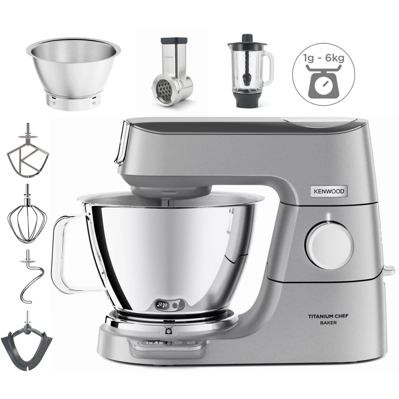 Image : KENWOOD KVC85.314SI multifonction Robot patissier