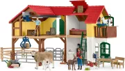 SCHLEICH Ferme avec etable et animaux